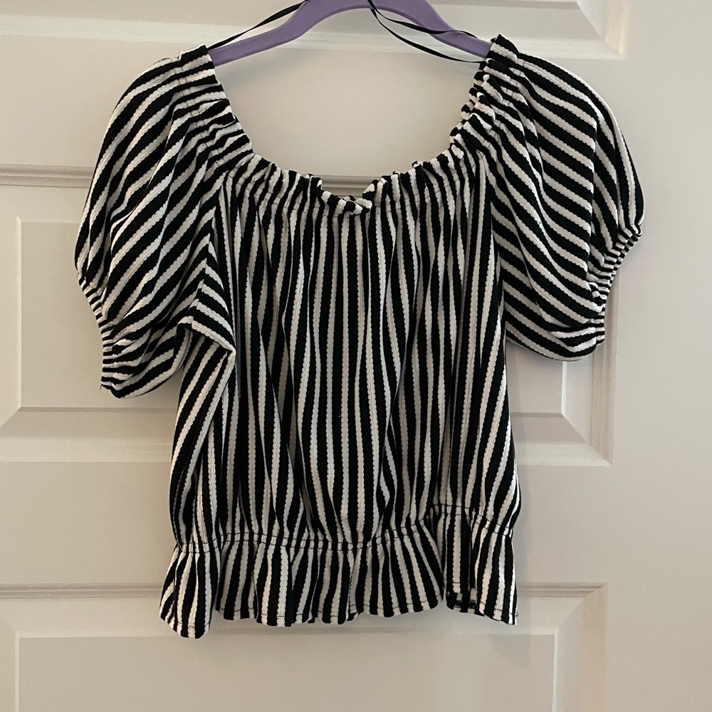 Stripped off the should top